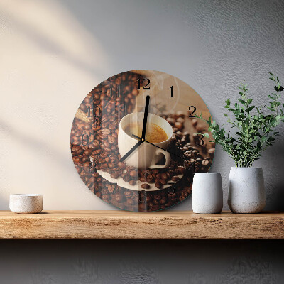 Orologio rotondo Tazza di caffè