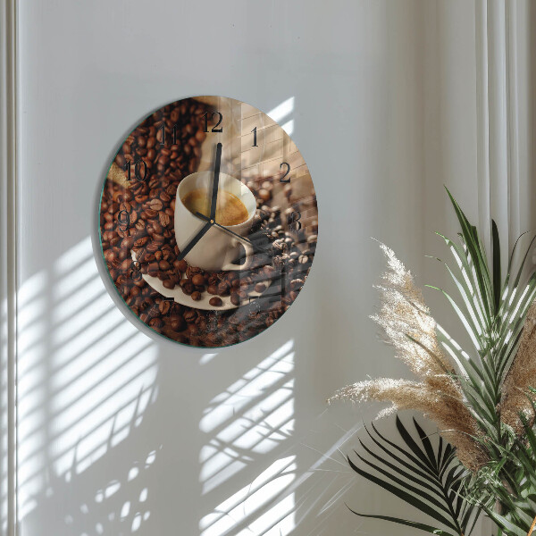 Orologio rotondo Tazza di caffè