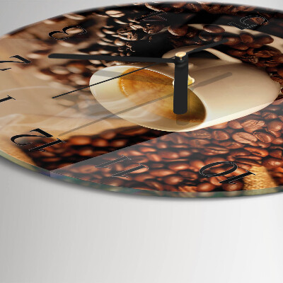 Orologio rotondo Tazza di caffè