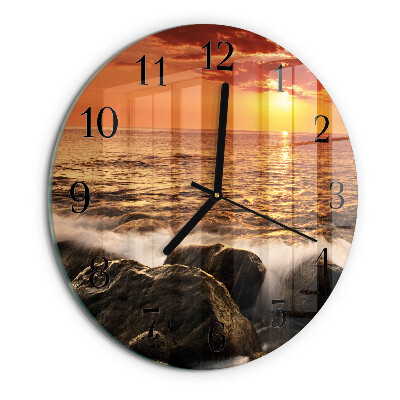 Orologio rotondo Tramonto