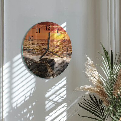 Orologio rotondo Tramonto
