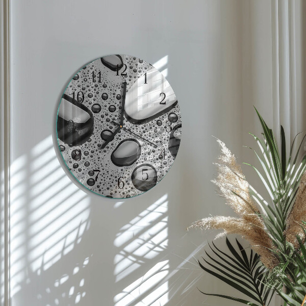 Orologio rotondo Pietre
