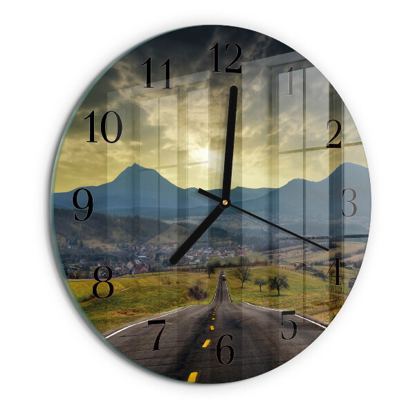 Orologio rotondo Sentiero delle Montagne