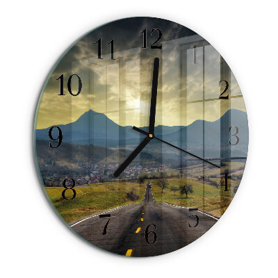 Orologio rotondo Sentiero delle Montagne