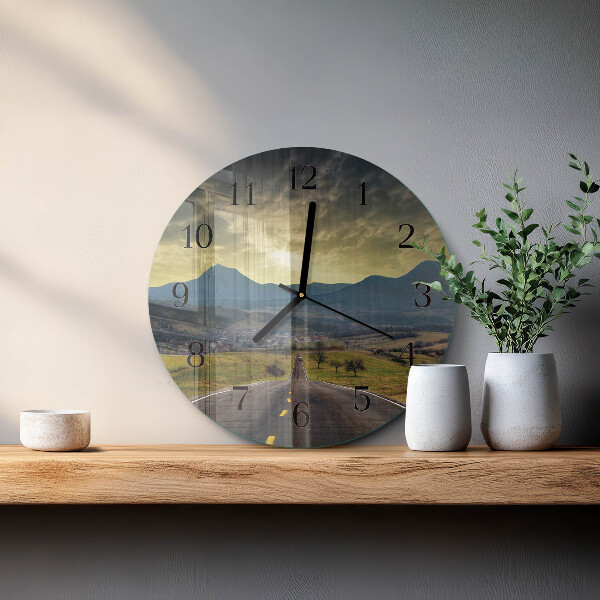 Orologio rotondo Sentiero delle Montagne