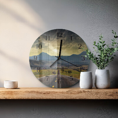 Orologio rotondo Sentiero delle Montagne