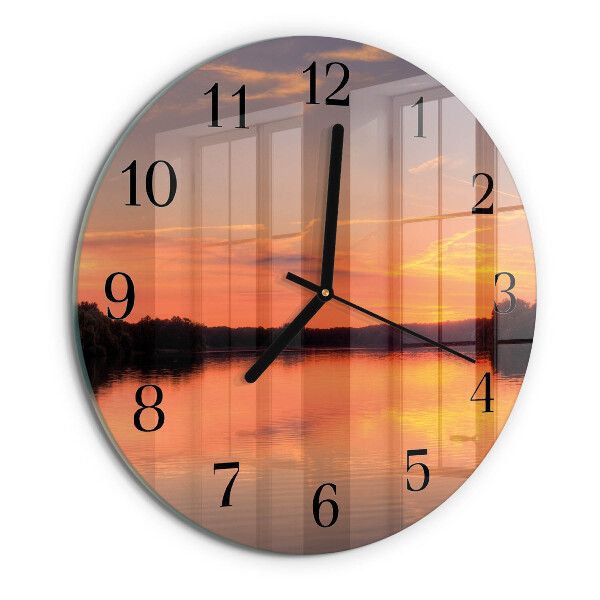 Orologio rotondo Tramonto