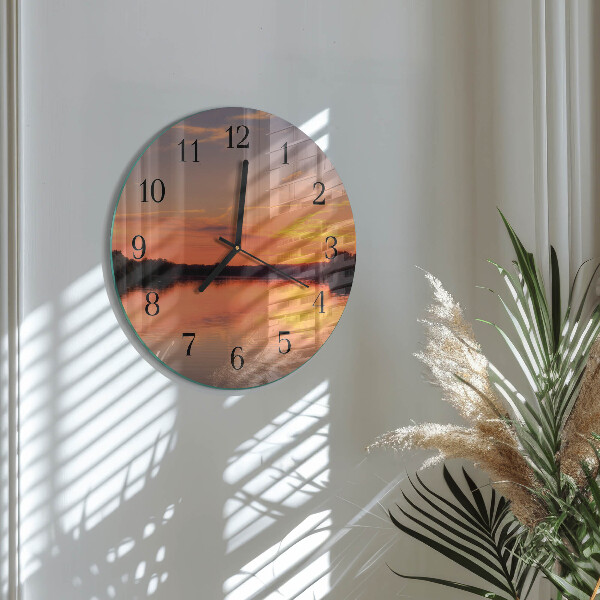 Orologio rotondo Tramonto