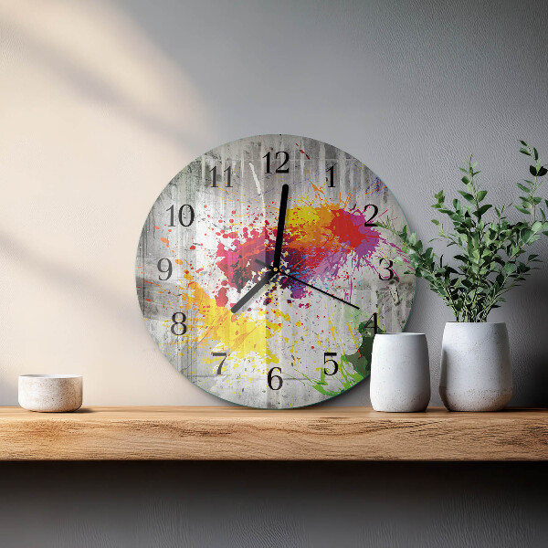 Orologio rotondo Macchie