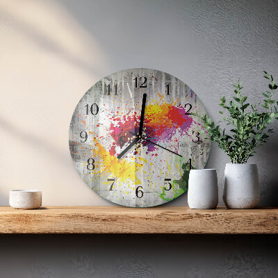 Orologio rotondo Macchie