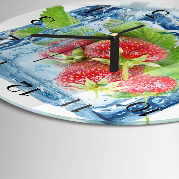 Orologio rotondo Gelato alla fragola