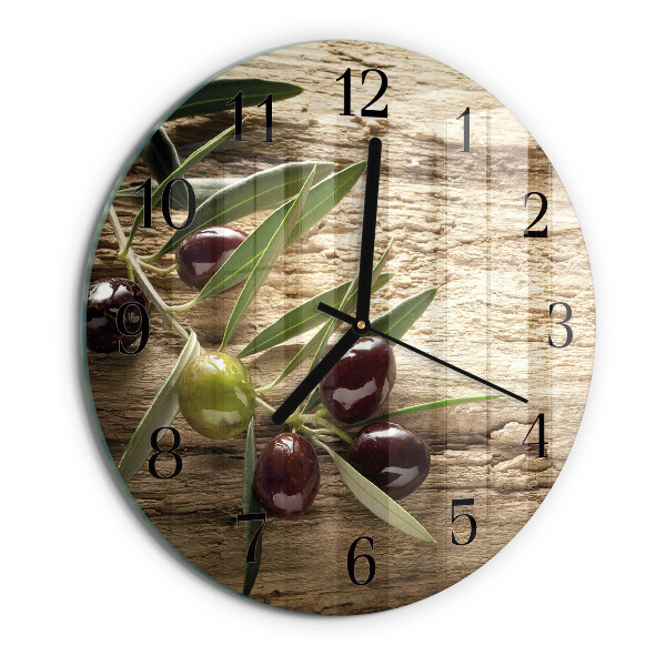Orologio rotondo Olive