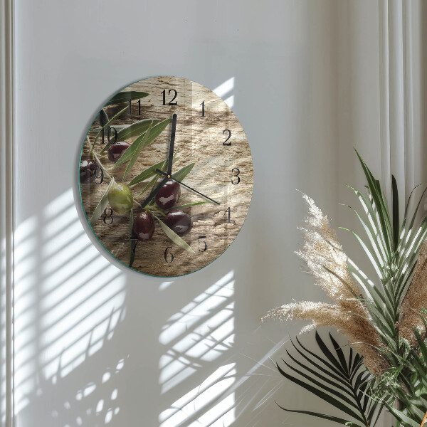 Orologio rotondo Olive