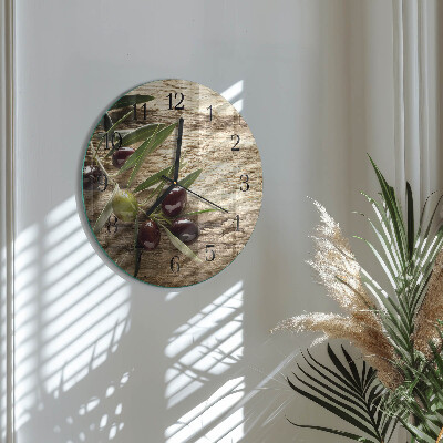 Orologio rotondo Olive