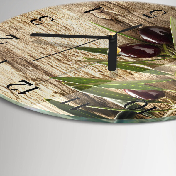 Orologio rotondo Olive