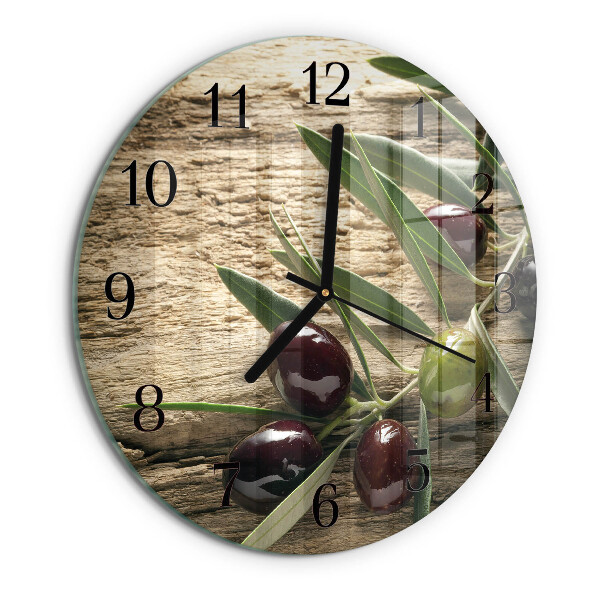 Orologio rotondo Olive