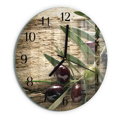 Orologio rotondo Olive