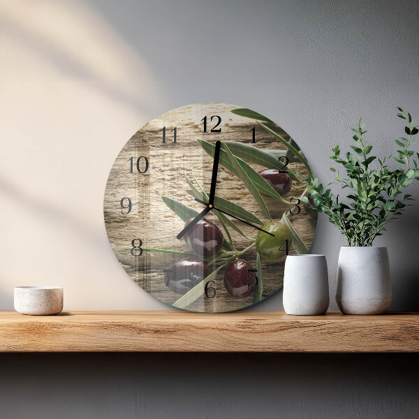 Orologio rotondo Olive