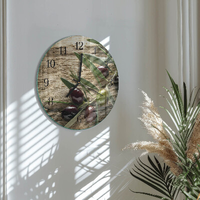 Orologio rotondo Olive