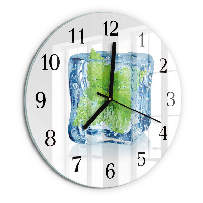 Orologio rotondo Menta ghiacciata