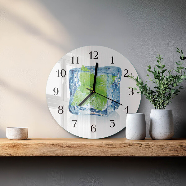 Orologio rotondo Menta ghiacciata