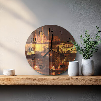 Orologio rotondo Praga
