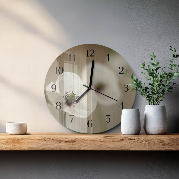 Orologio rotondo Papavero