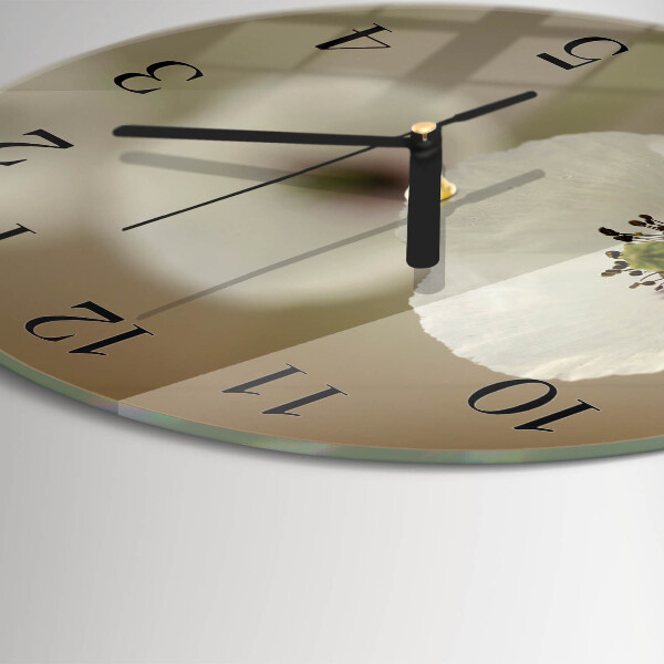 Orologio rotondo Papavero