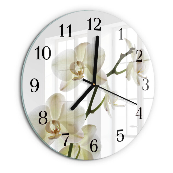 Orologio rotondo Orchidea