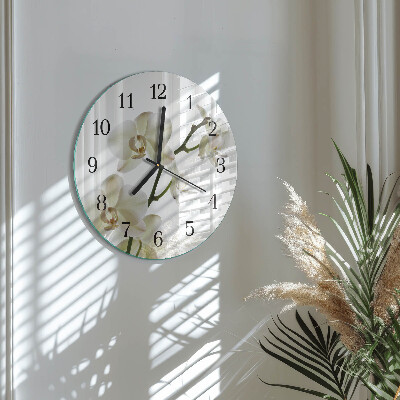 Orologio rotondo Orchidea