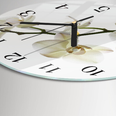 Orologio rotondo Orchidea