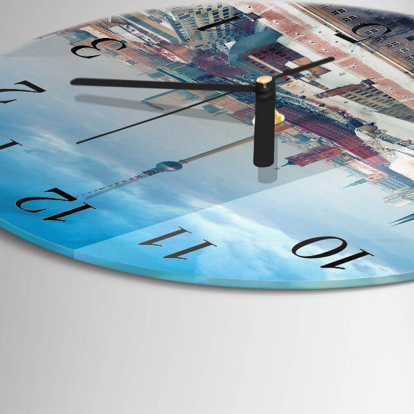 Orologio rotondo Città invernale
