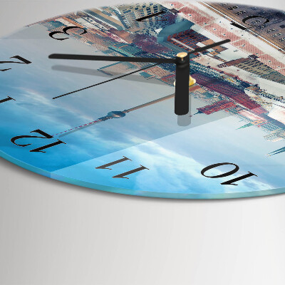 Orologio rotondo Città invernale