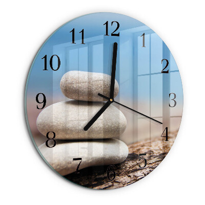 Orologio rotondo Pietre