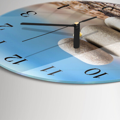 Orologio rotondo Pietre