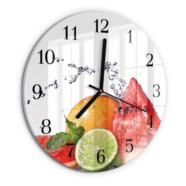 Orologio rotondo Frutta