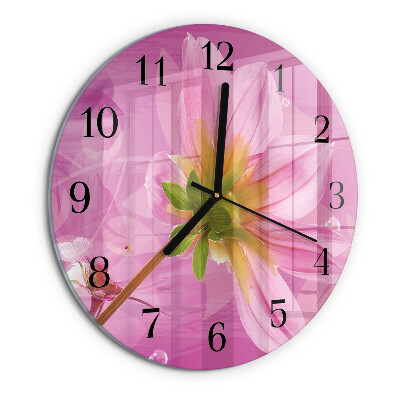 Orologio rotondo Fiore