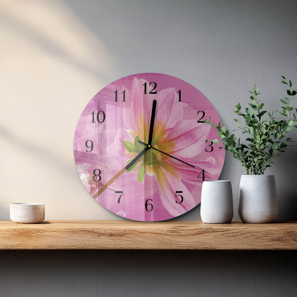 Orologio rotondo Fiore