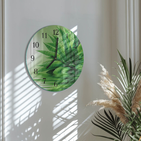Orologio rotondo Aloe