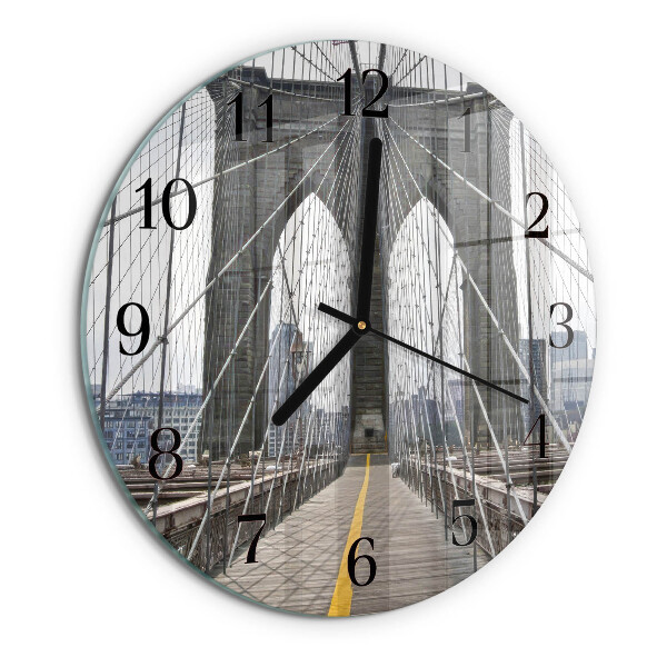 Orologio rotondo Ponte di Brooklyn