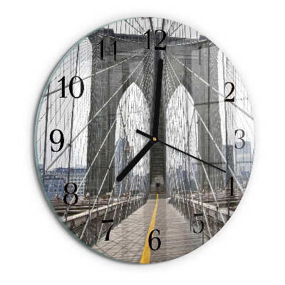 Orologio rotondo Ponte di Brooklyn