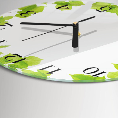 Orologio rotondo Foglie