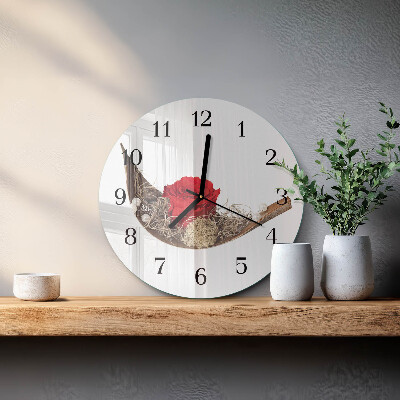 Orologio rotondo Rosa