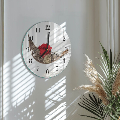 Orologio rotondo Rosa