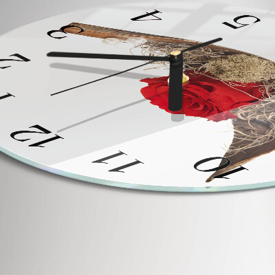 Orologio rotondo Rosa
