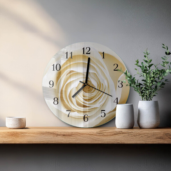 Orologio rotondo Rosa
