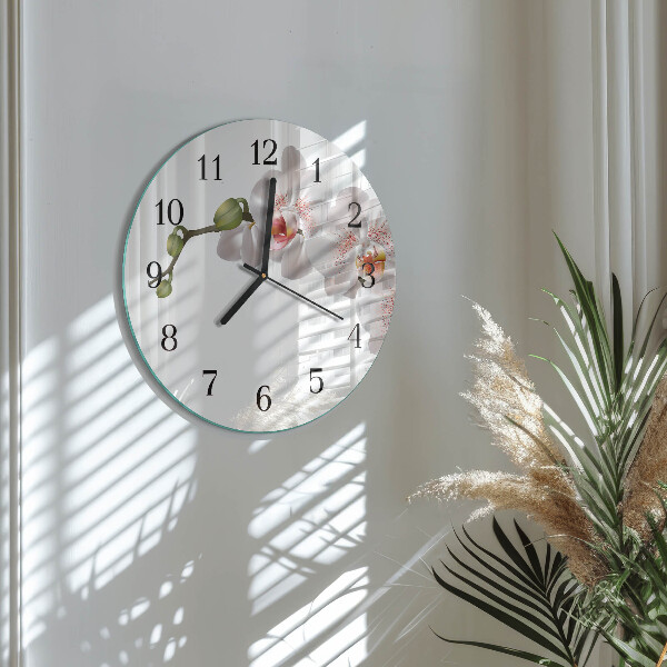 Orologio rotondo Orchidea
