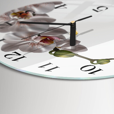 Orologio rotondo Orchidea