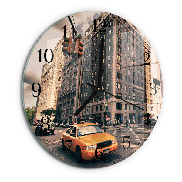 Orologio rotondo Taxi