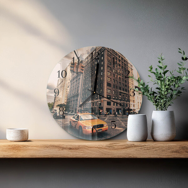 Orologio rotondo Taxi